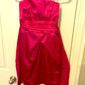 Pink party mini dress